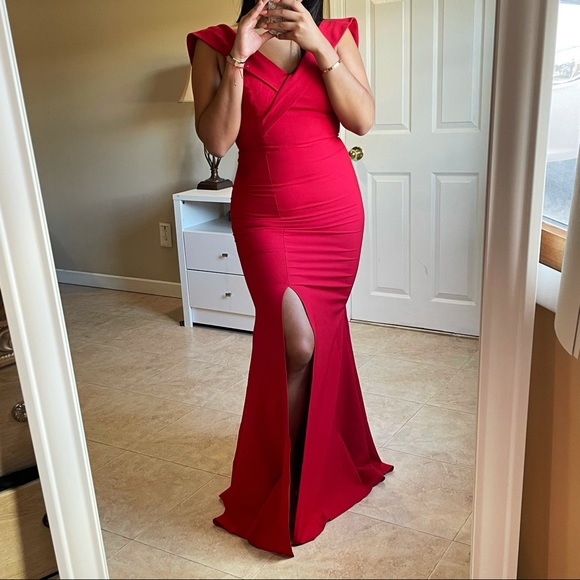 fitted lace wedding dress Ever-Pretty Inclusive Plus Size Chiffon Batwing Sleeve Dress for Mother of The Bride main image 1